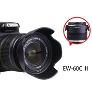 READY STOCK BIZOE lotus hood camera Canon 18-55mm II lens EW-60C 2 1300d1500d SLR 450D 500D 550D 600