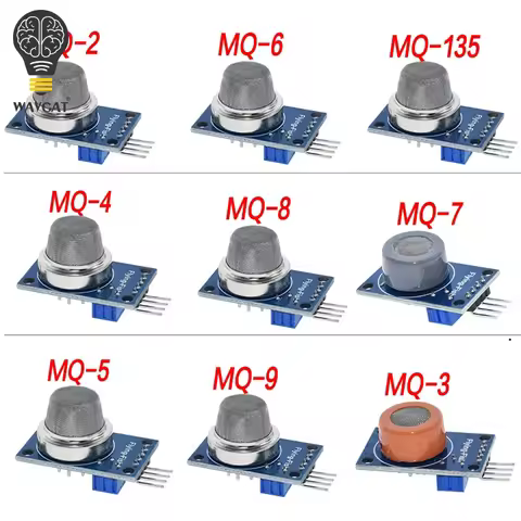 MQ-2 MQ-3 MQ-4 MQ-5 MQ-6 MQ-7 MQ-8 MQ-9 MQ-135 Detection Smoke methane liquefied Gas Sensor Module f