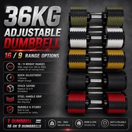 Adjustable Dumbbell 36KG Adjustable Smart FLEXBELL Dumbbell (1PC) [Ready Stock]