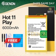 High Quality New Battery for Infinix Hot 11 Play Battery BL-58BX 6000mAh Bateri New 0 Cycle