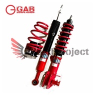 Perodua Myvi New 2018+ - GAB HE Series Adjustable Suspension / Coilover (Serviceable / Boleh Service