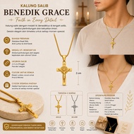 GRACE BENEDICT CROSS NECKLACE CROSS NECKLACE/ CHRISTIAN MEN'SWanita BENEDICT CROSS CATHOLIC CROSS NE