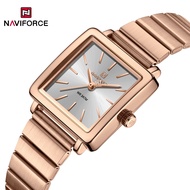 Naviforce 5048 Women's Watch Fashion Elegant Waterproof Stainless Steel Strap Women's Watch