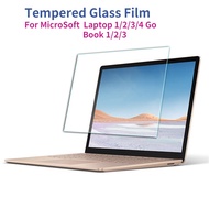 Tempered Glass for Microsoft Surface Laptop 1 2 3 4 Book 1 2 3 13.5" Laptop Go 12.4" Screen Protector Protective Film