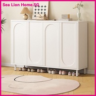 Shoe Cabinet New Cream Style 40-140CM Adjustable Shoe Rack Corridor Indoor Universal Multi-layer Sto