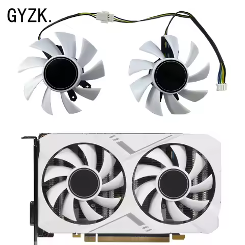 New For GALAX GTX1660 1660S 1660ti White MINI Graphics Card Replacement Fan