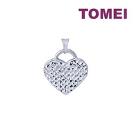 TOMEI True Love Pendant, White Gold 585