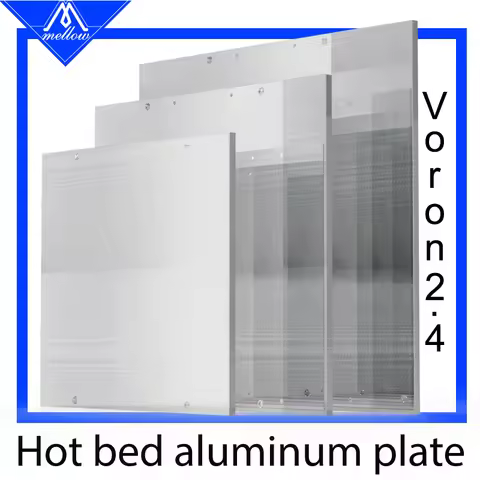 Mellow 300MM/350MM Voron 2.4 3D Printer 5A83 Precision Cast Aluminum Build Plate 8mm Hot Bed For Red