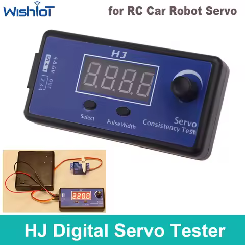 HJ Digital Servo Tester Portable ESC Consistency Control Tester for RC Helicopter Airplane Car RC He