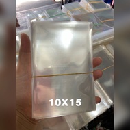 OPP PLASTIC GLASS PLASTIC/ 10x15