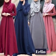 Abaya ERLIN Embroidery Sleeve Dannis GRADE A Dannisb COLLECTION