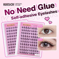 KUESICR Glue-free New False Eyelash BQI Cluster Natural Grafting Eyelash upper Eyelash