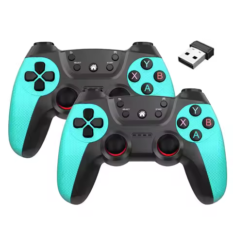 Wireless Doubles Game Controller For Linux/Android phone For Game Box Game stick PC Smart TV Box 2.4