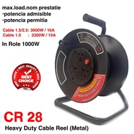 Heavy duty power cable reel cable roller Power Extension Max 50M