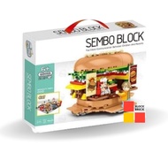 Building Blocks Brick SEMBO BLOCK 601055 Burger SHOP