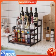 Coffee Syrup Rack 3-Storey Storage Rack Wine Rack Wine Rack Kitchen Seasoning