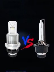 หลอดไฟแก๊สซีอีเอ D2S D2R ปรับปรุงเป็น LED สำหรับ D2R ที่ปรับปรุงแล้ว ไฟหน้ารถยนต์ ไฟส่องสว่าง 12V แห