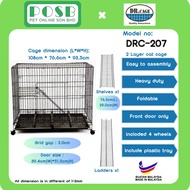 DR. CAGE DRC-207 1 Door Pet Cages Wrought Iron With Powder Coating / Cat Cages / Sangkar kucing
