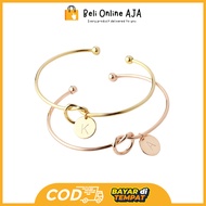 BOA ACC133 Alphabet Bracelet a to P Alphabet Letter Bangle Accessories FashionWanita a Y1270