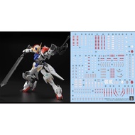 DECAL Water [GHOST] MG 1/100 Barbatos Lupus Reflective Blacklight gundam mg barbatos lupus