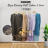 JAWARI Set Ibu dan Anak Sedondon Baju Kurung Sulam 2 tone FS08 - Keluarga Family Baju Raya