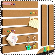 LIKE Self Adhesive Cork Board, Self Adhesive Cork Material Pushpin Cork Board, Durable Removable Fra