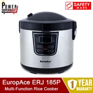 [2026 CNY SALE] EuropAce ERJ 185P | ERJ185P Multi-Function Rice Cooker. 1.8L Capacity. Non Stick Coa