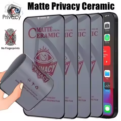 Matte Ceramic Privacy Screen Protector For Xiaomi Redmi Note 13 Pro 12 11 10 9 8 13C 12C 10C Poco X6