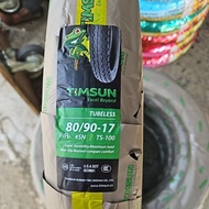 TAHUN 2025 TIMSUN TYRE TS100 8090X17 7090X17 BUNGA TT100 TAYAR 80/90-17 70/90-17 TUBELESS