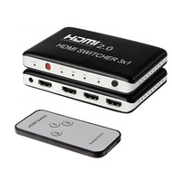 4K 60Hz 3x1 HDMI 2.0 Switch Box Switcher 3 In 1 Out Screen Mirror Share Video Converter for PS3 PS4 