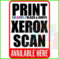 ≛ ℀ ◙ Print Xerox Scan Signage for Business