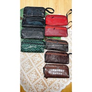 Long wallet with 2 compartments, size 9x18cm, choose color, message shop