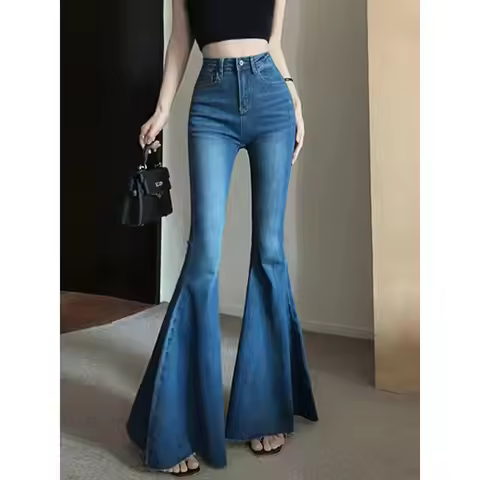 Vintage Slim Skinny Jeans Women Denim Pants Tight Trousers Autumn Spring Fashion Female Elastic Flar