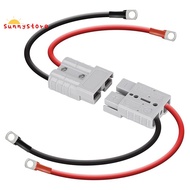 Anderson Connector 50A Kit Anderson Plug 8 Guage 30cm Battery Cables Waterproof Quick Connectors for