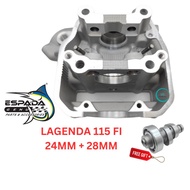 ESPADA RACING HEAD 24MM 28MM HEAD RACING 24MM 28MM YAMAHA SRL115 FI SRL 115 FI LAGENDA 115FI LAGENDA