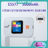 Portable Modem USB WiFi 4G LTE 600Mbps Mifi Router Hotspot Kad SIM Sokong Telco Sesuai Rumah Perjala