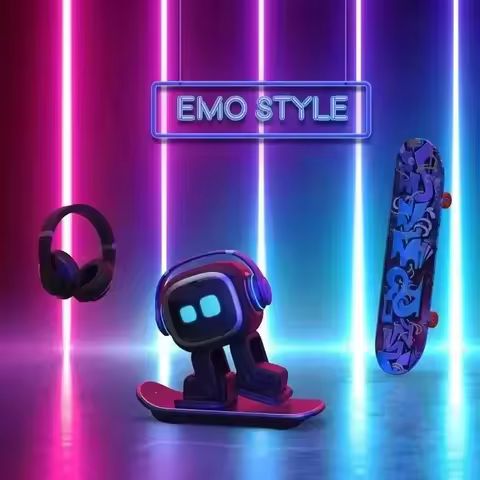 2026 AI EMO Robot Companion - Smart Desktop Pet with Large Model Access, Interactive Emotional Robot