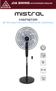 Mistral 18” Stand Fan with Remote Control MSF1873R