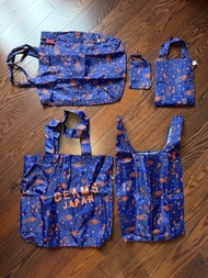 Beams x Rootote 藍橙色環保購物袋 tote bag