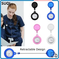 LUCKY-SUQI Pocket Watch Silicone Clip-on Gift Fob Watch