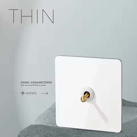 Avoir White Slim Frame Alexa Smart Wifi Switch Home Improvements Tuya Zigbee Accessoire Retro Switch