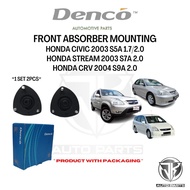 DENCO FRONT ABSORBER MOUNTING SET(2PCS) HONDA CIVIC 2003 S5A,STREAM 2003 S7A,CRV 2004 S9A.