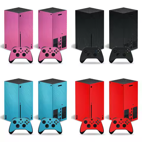 Carbon fiber sticker Hot Sale Sticker For Xbox Series X Console Skin Sticker For Xbox Series X Contr