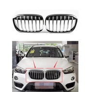 Front Kidney Grille Air  Racing Grill Fit For BMW X1 F48 F49 2016-2018 XDrive Car Accessories Replac