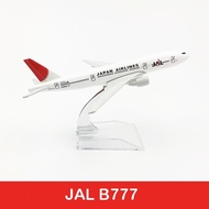 Japan Airlines JAL B747 B777 Plane 16cm Alloy Metal Plane Model Kit Toys