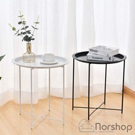 Ikloo nordic tray table round side table metal table 47*51cm