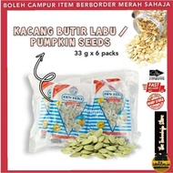 PUTIH Pumpkin Seeds/White Pumpkin Seeds/Pumpkin Seeds (33 Grams x 6 packs)