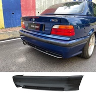 BMW E36 M3 Rear Bumper Made in Polypropylene (Set with M3 diffuser)
