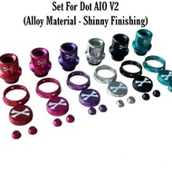 X Bone Button Set For Dot Aio - Driptip 510 For Dotmod Dotaio .Fv