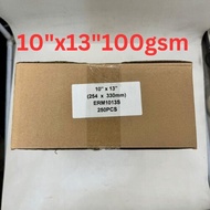 【1BOX=250PCS ! ! !】LION 10x13 Brown Envelope Manila 100gsm (ERM1013S) (250PCS) (Pric For 1 Box)